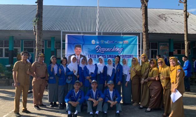 Lagu Mars SMAN 8 Pinrang Karya H.A. Diresmikan Langsung oleh Kepala Sekolah Handia Asyik S.Pd M.Pd