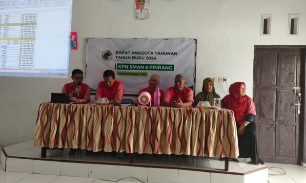 Koperasi SMAN 8 Pinrang Sukses Gelar RAT 2024 dan Pemilihan Pengurus Baru Periode 2025-2026.